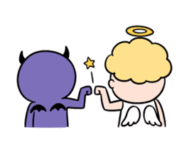 Your Devil and Your Angel sticker #1750973