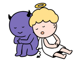 Your Devil and Your Angel sticker #1750974