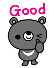 The black bear sticker #1751425