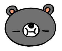 The black bear sticker #1751429
