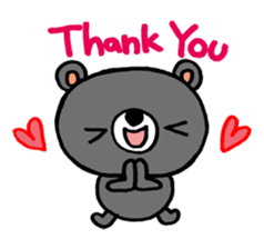 The black bear sticker #1751430