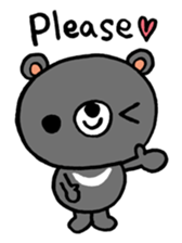 The black bear sticker #1751441