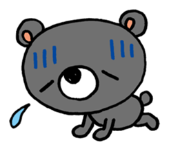 The black bear sticker #1751448