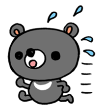 The black bear sticker #1751450