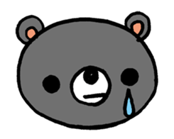 The black bear sticker #1751451