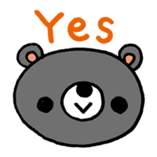 The black bear sticker #1751454