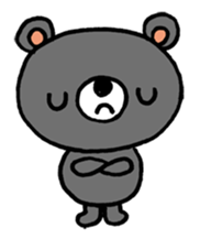 The black bear sticker #1751455