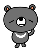 The black bear sticker #1751460
