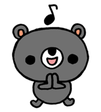 The black bear sticker #1751463