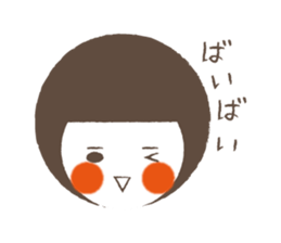 round faced sticker #1751992