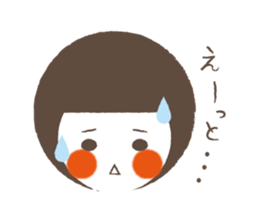 round faced sticker #1752006