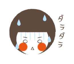 round faced sticker #1752007