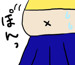 High school girl and warden sticker #1752192