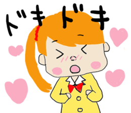 High school girl and warden sticker #1752197