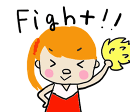 High school girl and warden sticker #1752214