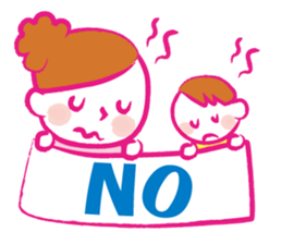 Stickers of mother and baby sticker #1752496