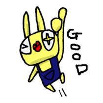 lips rabbit sticker #1752597