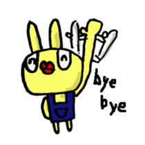 lips rabbit sticker #1752598