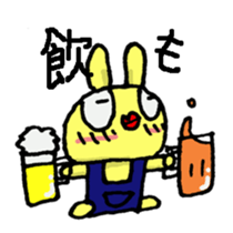 lips rabbit sticker #1752600