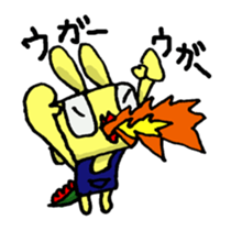 lips rabbit sticker #1752617