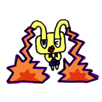 lips rabbit sticker #1752622