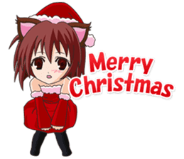 Tsundere Girl Amamiya Momo with Necomimi sticker #1753264