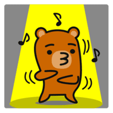 Strange bear sticker #1753301