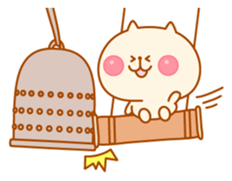 Animals in New year / End of year sticker #1753364