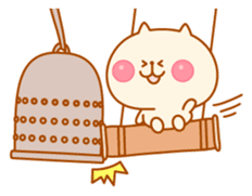 Animals in New year / End of year sticker #1753364