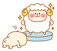 Animals in New year / End of year sticker #1753365