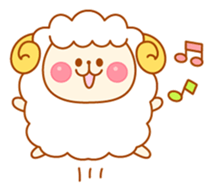 Animals in New year / End of year sticker #1753375