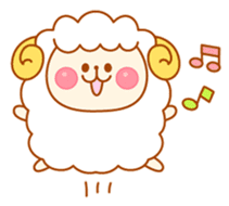 Animals in New year / End of year sticker #1753375