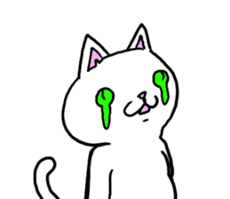 trouble cat komaneko-chan and mr10000yen sticker #1754710
