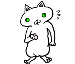 trouble cat komaneko-chan and mr10000yen sticker #1754716