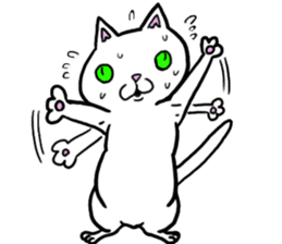 trouble cat komaneko-chan and mr10000yen sticker #1754719