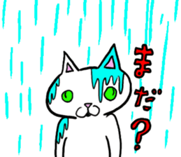 trouble cat komaneko-chan and mr10000yen sticker #1754724