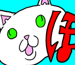 trouble cat komaneko-chan and mr10000yen sticker #1754736