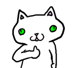 trouble cat komaneko-chan and mr10000yen sticker #1754741