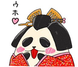 tonosama-panda himesama-panda sticker #1755631