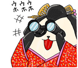tonosama-panda himesama-panda sticker #1755632