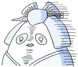 tonosama-panda himesama-panda sticker #1755636