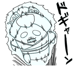 tonosama-panda himesama-panda sticker #1755643