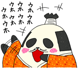 tonosama-panda himesama-panda sticker #1755653