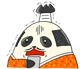 tonosama-panda himesama-panda sticker #1755655