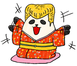 tonosama-panda himesama-panda sticker #1755658