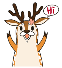 Male Sister Deer sticker #1755706