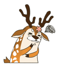Male Sister Deer sticker #1755711