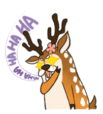 Male Sister Deer sticker #1755713