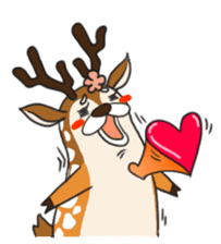 Male Sister Deer sticker #1755718