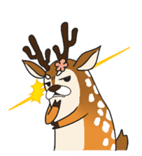 Male Sister Deer sticker #1755720